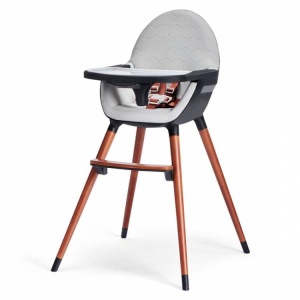 KINDERKRAFT STOLICA ZA HRANJENJE 2U1 FINIX GREY