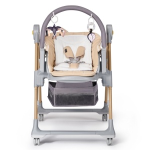 KINDERKRAFT STOLICA ZA HRANJENJE LASTREE WOOD - Img 3