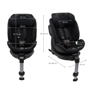 KINDERKRAFT AUTO SEDISTE XRIDER 2 i-size 40-150cm BLACK - Img 4
