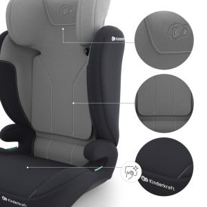 KINDERKRAFT AUTOSEDISTE I-SPARK 2 PLUS I SIZE GREY - Img 5