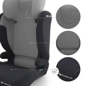 KINDERKRAFT AUTOSEDISTE I-SPARK 2 PLUS I SIZE GREY - Img 5
