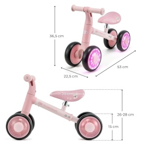 KINDERKRAFT BICIKL GURALICA CUTIE FLASH PINK - Img 2