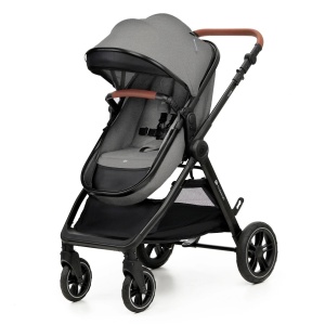 KINDERKRAFT ESME KOLICA ZA BEBE 3U1 MOONLIGHT GREY - Img 4