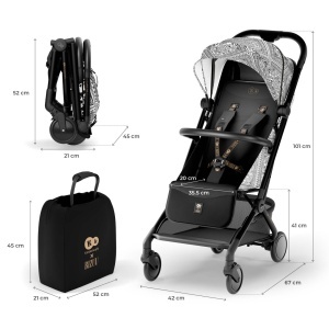 KINDERKRAFT KOLICA PILOT 2 BIZUU LUNAR BLACK - Img 5