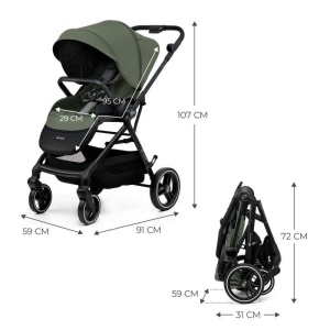 KINDERKRAFT KOLICA YOXI MYSTIC GREEN - Img 2