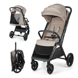 KINDERKRAFT KOLICA ZA BEBE LOOM LINEN BEIGE - Img 5