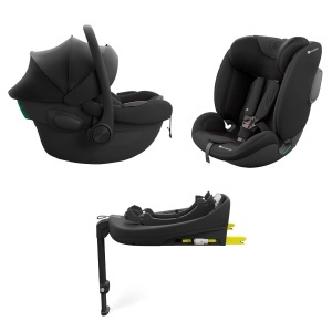 KINDERKRAFT SET AUTO SEDIŠTA I-LITE I-FIX ENDURA SAFE SA ISOFIX BAZOM BLACK - Img 5