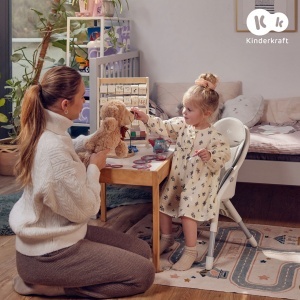 KINDERKRAFT STOLICA ZA HRANJENJE 2U1 DINNLY BIEGE - Img 6