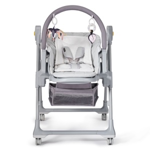 KINDERKRAFT STOLICA ZA HRANJENJE LASTREE GREY - Img 4