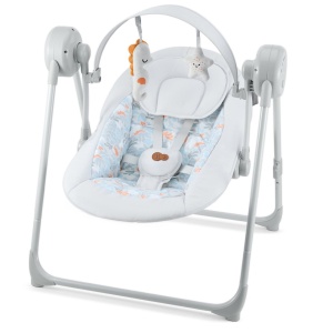 Kinderkraft stolica za ljuljanje SWINGEE grey