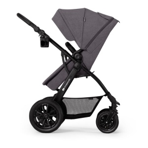 KINDERKRAFT XMOOV KOLICA ZA BEBE SET 3U1 DARK GREY - Img 4