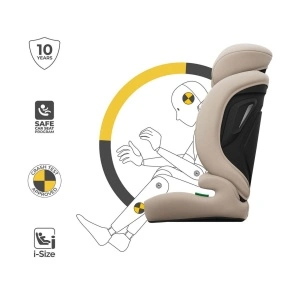 KINDERKRAFT AUTOSEDIŠTE COMFORT UP 2 PLUS I-SIZE BEIGE - Img 6