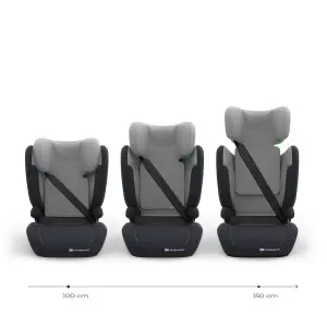 KINDERKRAFT AUTOSEDISTE I-SPARK 2 PLUS I SIZE GREY - Img 2