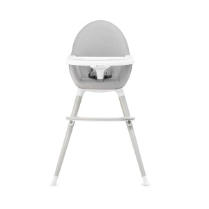 KINDERKRAFT HIGH STOLICA ZA HRANJENJE 2U1 FINI FULL GREY - Img 2