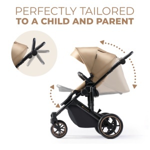 KINDERKRAFT KOLICA 3U1 PRIME 2 PRO BEIGE - Img 5