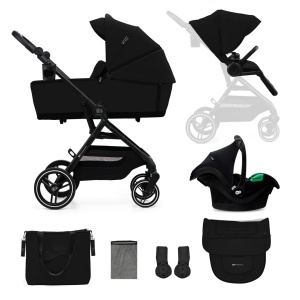 KINDERKRAFT KOLICA YOXI 3u1 MINK PRO PURE BLACK - Img 5