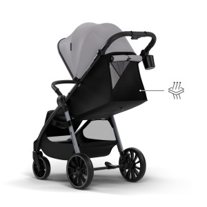 KINDERKRAFT KOLICA ZA BEBE GRANDE 2 GRAY - Img 6