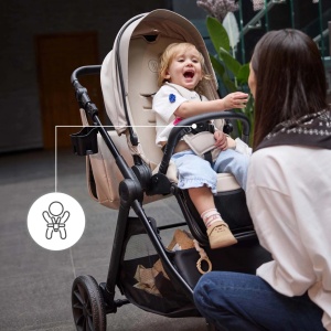 KINDERKRAFT KOLICA ZA BEBE SET 3U1 VESTO 2 GREY - Img 5