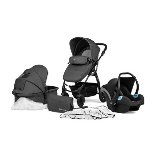 KINDERKRAFT MOOV KOLICA ZA BEBE 3U1 BLACK - Img 5