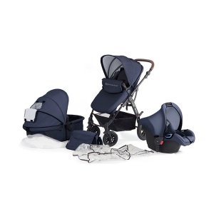 KINDERKRAFT MOOV KOLICA ZA BEBE 3U1 NAVY - Img 4