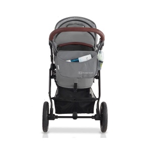 KINDERKRAFT MOOV KOLICA ZA BEBE SET 3U1 GREY - Img 4