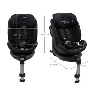 KINDERKRAFT AUTO SEDISTE XRIDER 2 i-size 40-150cm BLACK - Img 2
