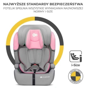 KINDERKRAFT AUTOSEDISTE COMFORT UP I-SIZE 76-150CM PINK - Img 2