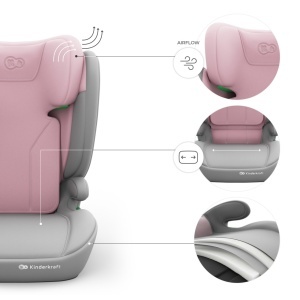KINDERKRAFT AUTOSEDISTE I-SPARK 2 PLUS I SIZE PINK - Img 3