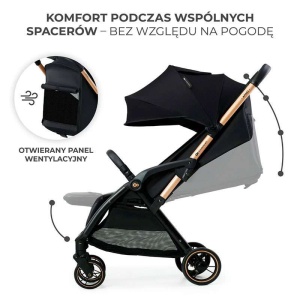 KINDERKRAFT KOLICA APINO RAVEN BLACK - Img 6