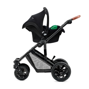 KINDERKRAFT KOLICA ZA BEBE 3U1 PRIME MINK PRO BLACK - Img 6