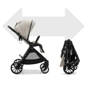 KINDERKRAFT KOLICA ZA BEBE SET 3U1 VESTO 2 BEIGE - Img 6