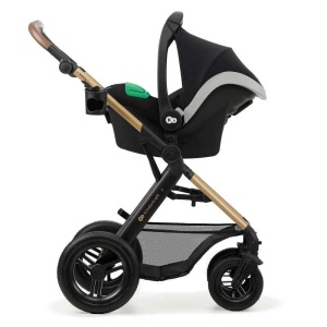 KINDERKRAFT MOOV 2 KOLICA ZA BEBE 3U1 PURE BLACK - Img 3