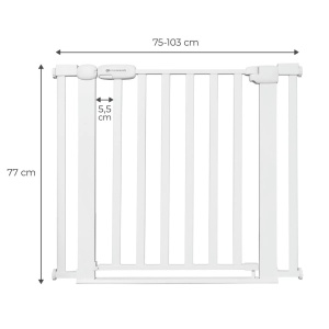 KINDERKRAFT ZAŠTITNA OGRADICA LOCK&GO WHITE - Img 2