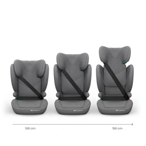 KINDERKRAFT AUTO SEDIŠTE JUNIOR FIX 2 PLUS I-Size 100-150cm GREY - Img 2