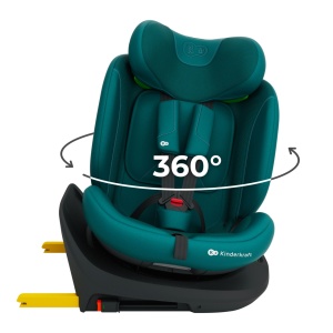 KINDERKRAFT AUTOSEDISTE I-GROW 2 PLUS I-SIZE 40-150 CM GREEN - Img 5