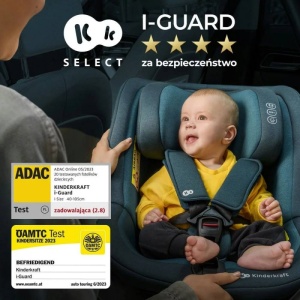 KINDERKRAFT AUTOSEDISTE I-GUARD 40-105CM CHERRY PEARL - Img 2