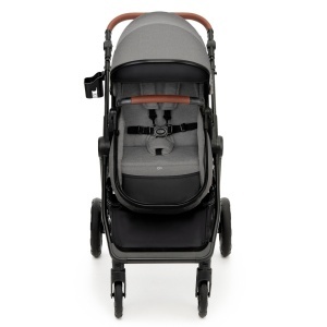 KINDERKRAFT ESME KOLICA ZA BEBE 2U1 GRAY - Img 4