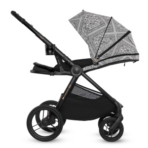 KINDERKRAFT KOLICA ZA BEBE SET 2U1 NEA 2 LUNAR BLACK BIZUU - Img 5