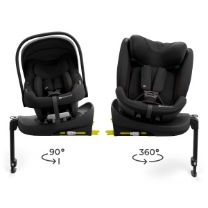 KINDERKRAFT SET AUTO SEDIŠTA I-LITE I-FIX ENDURA SAFE SA ISOFIX BAZOM BLACK - Img 6