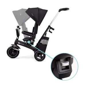 KINDERKRAFT TRICIKL EASY TWIST 2U1 BLACK - Img 3