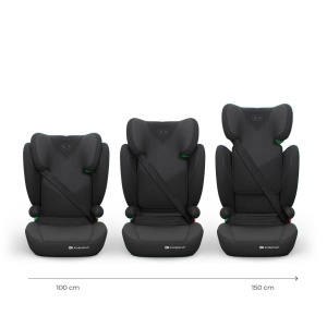 KINDERKRAFT AUTO SEDIŠTE JUNIOR FIX 2 PLUS I-Size 100-150cm BLACK - Img 2