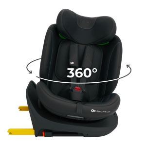 KINDERKRAFT AUTOSEDISTE I-GROW 2 PLUS I-SIZE 40-150 CM BLACK - Img 2