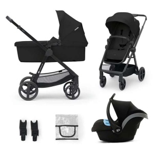 KINDERKRAFT KOLICA 3U1 NEWLY MINK PRO CLASSIC BLACK - Img 3