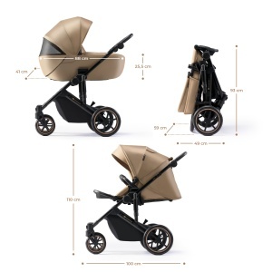 KINDERKRAFT KOLICA 3U1 PRIME 2 PRO BEIGE - Img 6