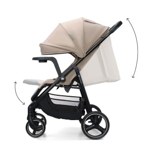 KINDERKRAFT KOLICA ZA BEBE SA TACNOM TRIG 3 BEIGE - Img 4