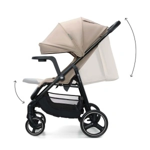 KINDERKRAFT KOLICA ZA BEBE SA TACNOM TRIG 3 BEIGE - Img 4