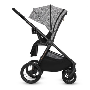 KINDERKRAFT KOLICA ZA BEBE SET 2U1 NEA 2 LUNAR BLACK BIZUU - Img 4