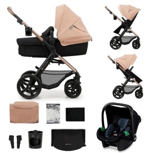 KINDERKRAFT KOLICA ZA BEBE SET 3U1 MOOV 2 BEŽ - Img 5