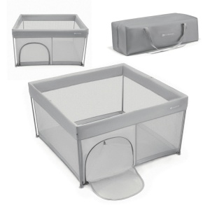 KINDERKRAFT OGRADICA ZA BEBE ZIKI GREY - Img 3