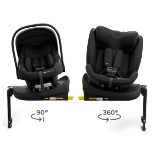 KINDERKRAFT SET AUTO SEDIŠTA I-LITE I-FIX ENDURA SAFE SA ISOFIX BAZOM BLACK - Img 2